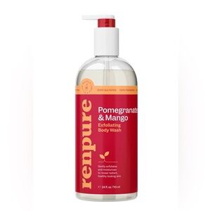 Pomegranate & Mango Exfoliating Body Wash - Red